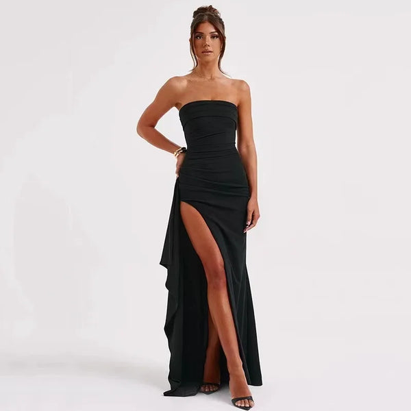 Elinor - Elegantes trägerloses Partykleid