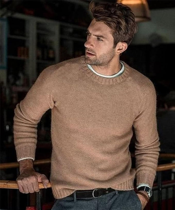 KLAUS -   Modischer Pullover für Männer aus Wolle (italienisches Design)