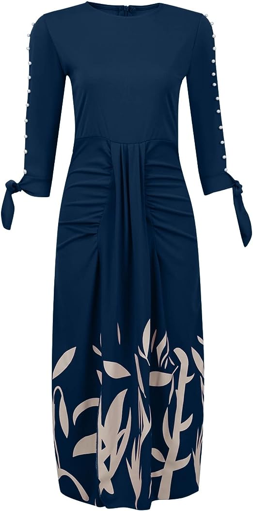 MARIE - Elegantes Kleid mit Blumendesign