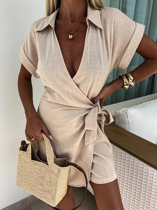 Natalie - Eleganter Kurzer Party Romper