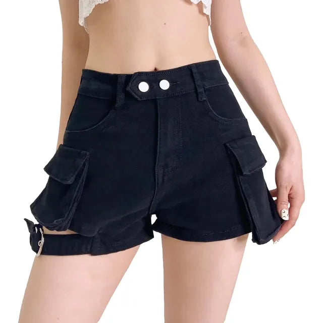 Mona - Schicke Jeans-Shorts mit Taschen