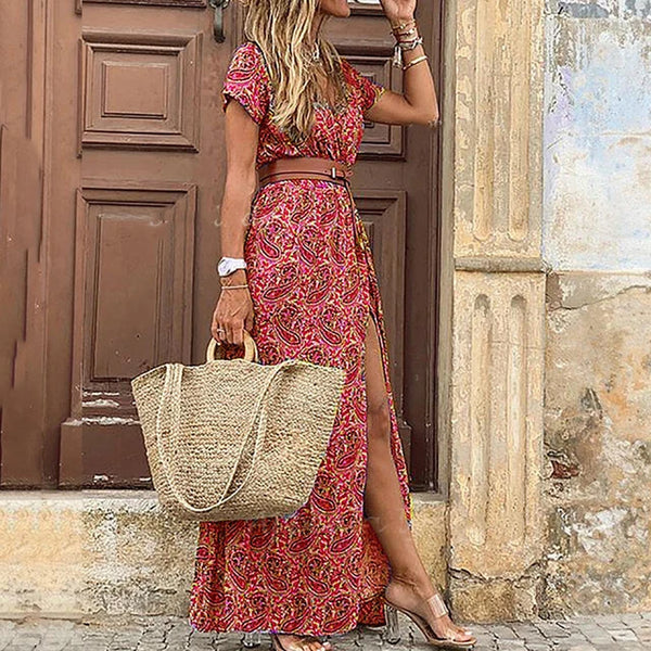 Thora - Bohemian Maxi Kleid