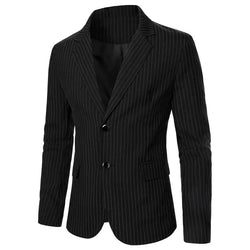 ALWIN - Herren Business Casual Blazer mit Linienmuster