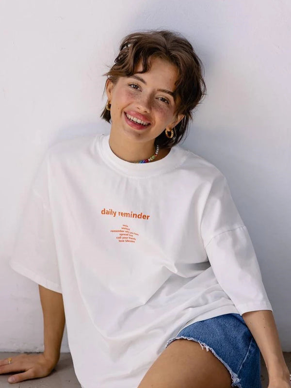 Gianna - Weiches Baumwoll-Patriotisches T-Shirt