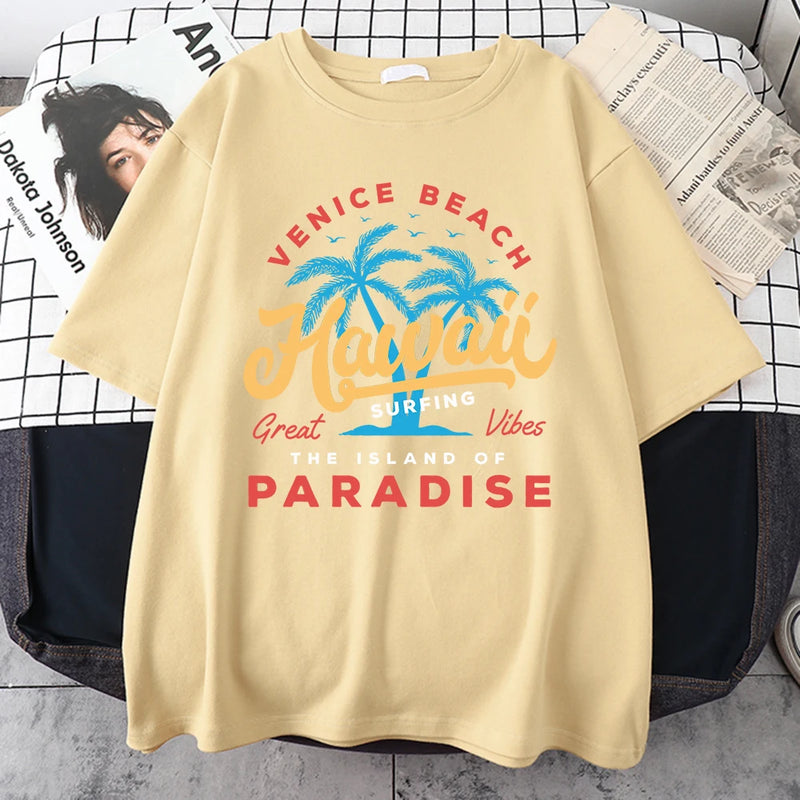 Kevin - Herren Freizeit-Strand-T-Shirt