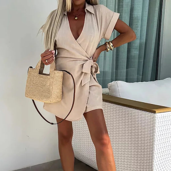 Natalie - Eleganter Kurzer Party Romper