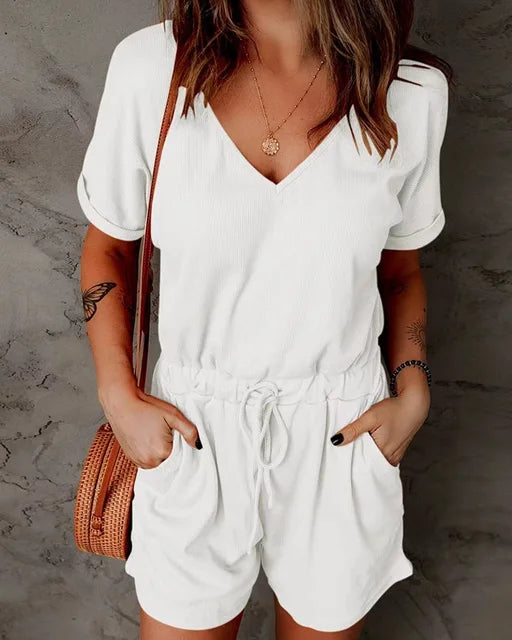 Kylie - Lässiger Shorts Playsuit