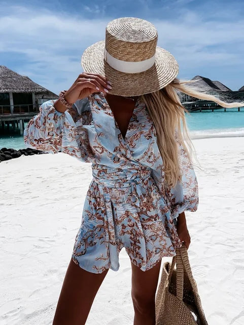 Emily - Stilvoller Sommer-Strand-Playsuit