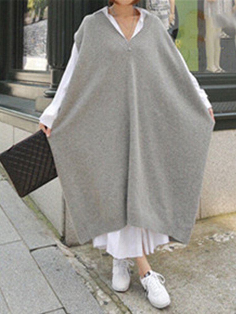 DANIELA - Gemütliches Pullover-Kleid mit Ausschnitt