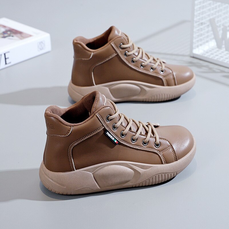Trendige Plateau-Sneaker | Damen Schuhe mit erhöhter Sohle für maximalen Komfort
