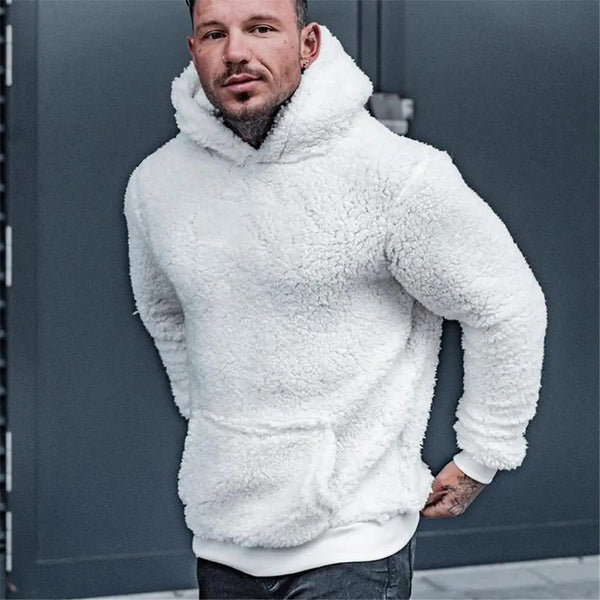 MARTIN - Streetwear Style Teddy Sweater mit Kapuze