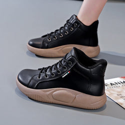 Trendige Plateau-Sneaker | Damen Schuhe mit erhöhter Sohle für maximalen Komfort