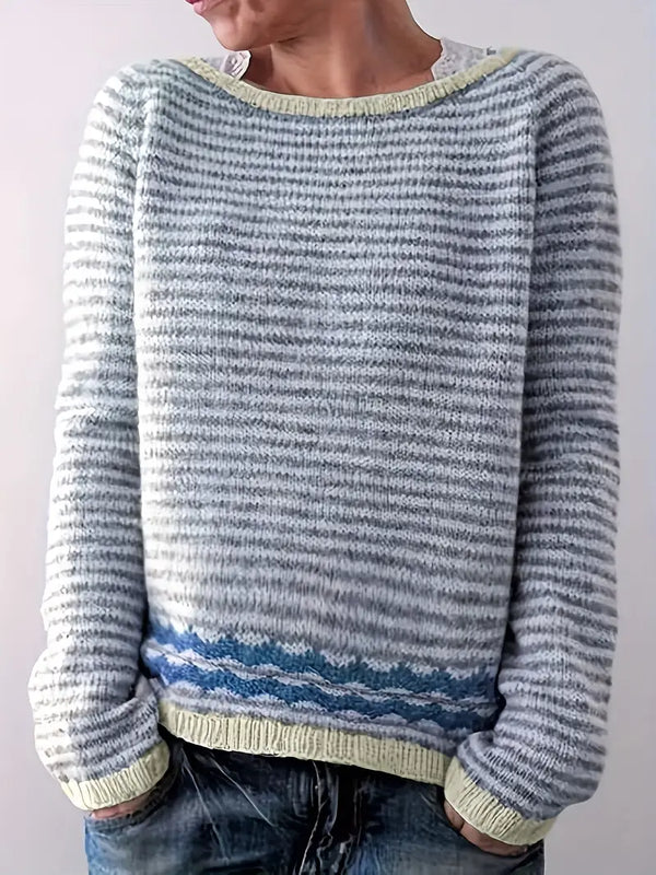MALYN - Gestreifter Pullover für Frauen